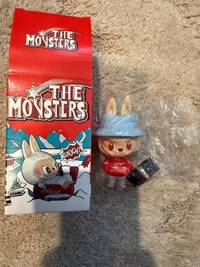 The Monsters Bunny Vinyl Figure Toy - Red & Light Blue